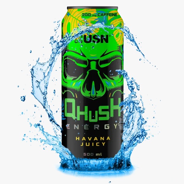 USN Qhush Energy 500 ml | Havana Juicy - Imagen 2