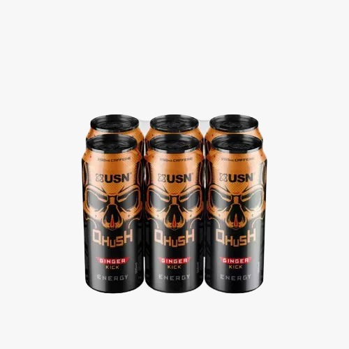 USN Qhush Energy 500 ml | Ginger Kick - Imagen 3