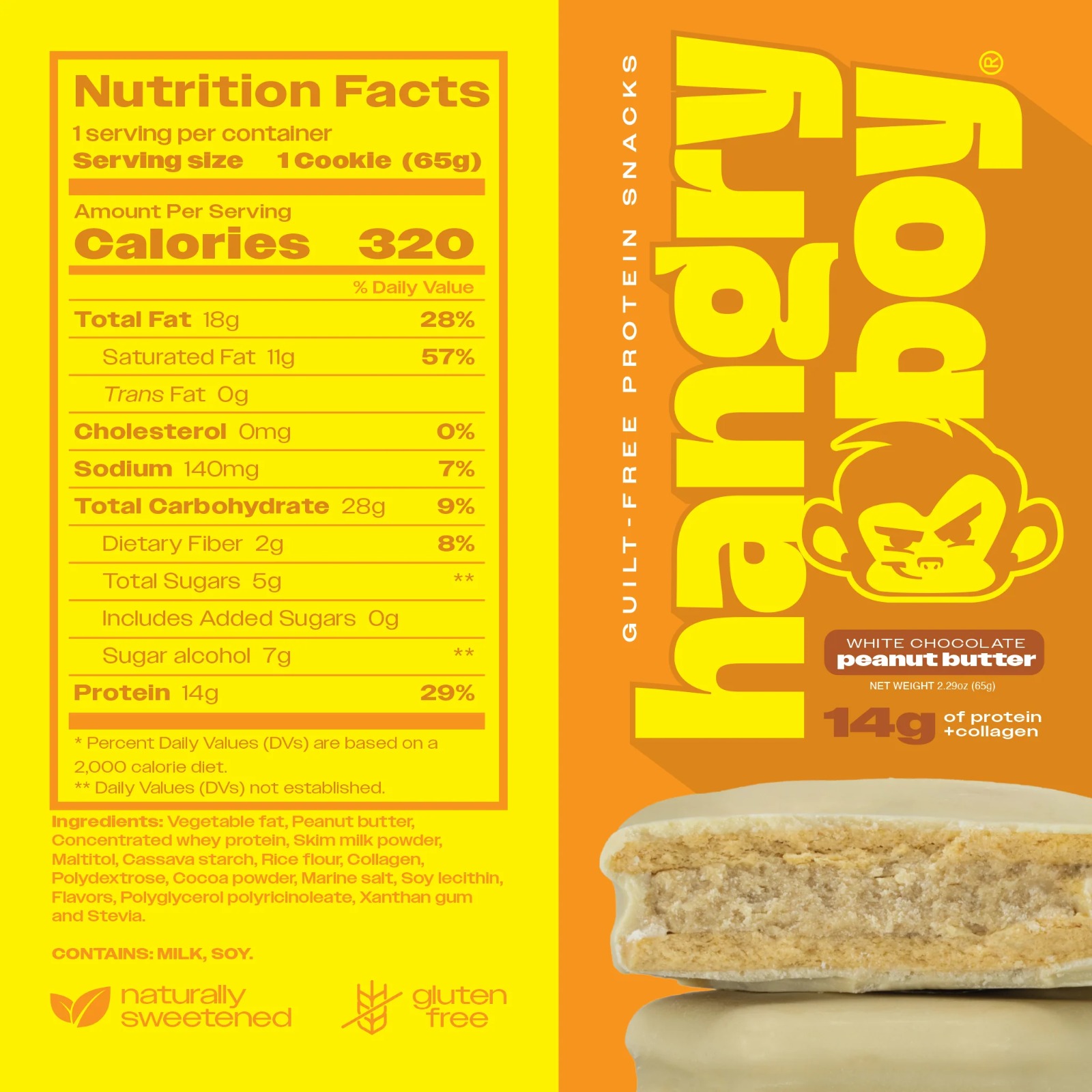 Snack Alfajor Hangryboy 65 g | Variedades - Imagen 3
