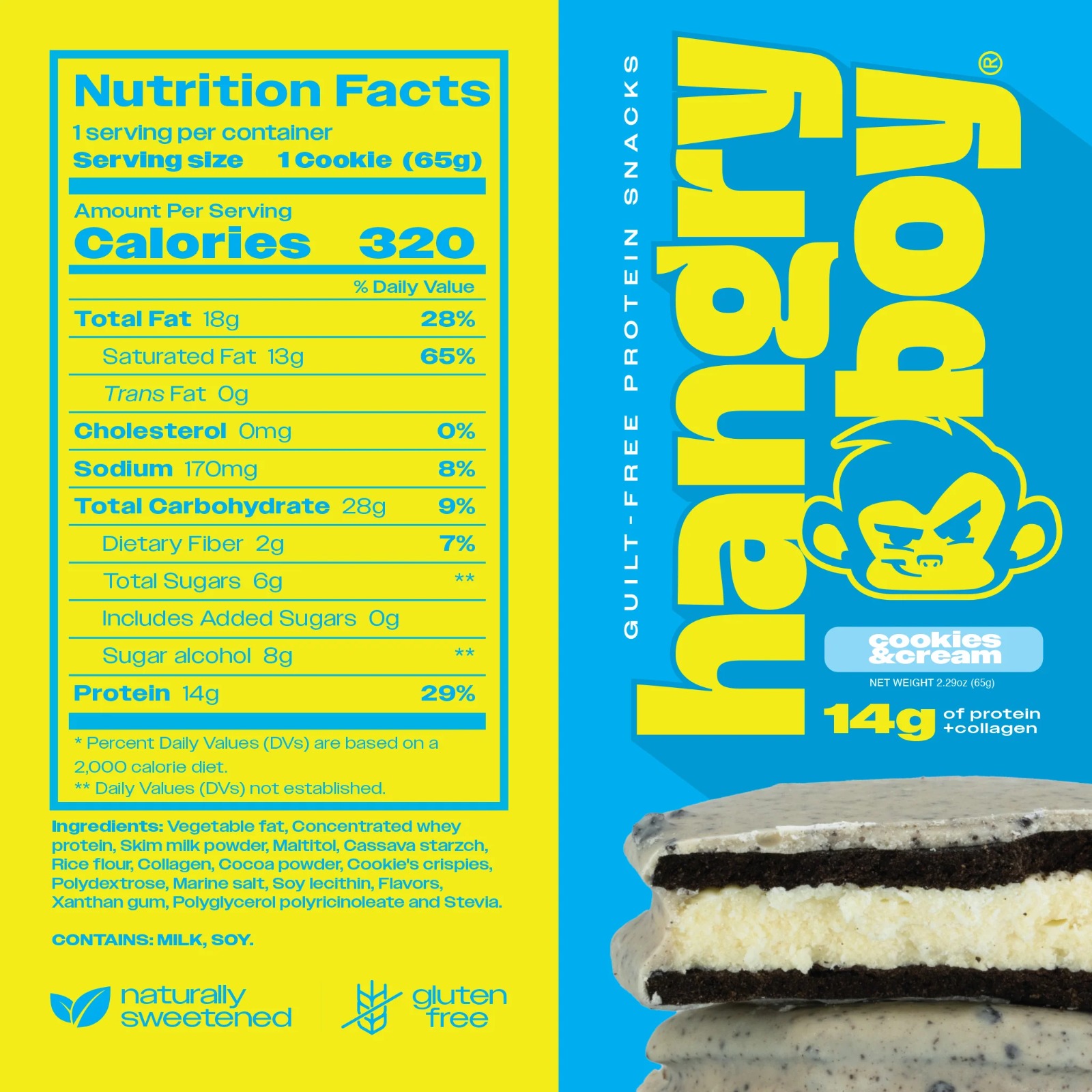 Snack Alfajor Hangryboy 65 g | Variedades - Imagen 6