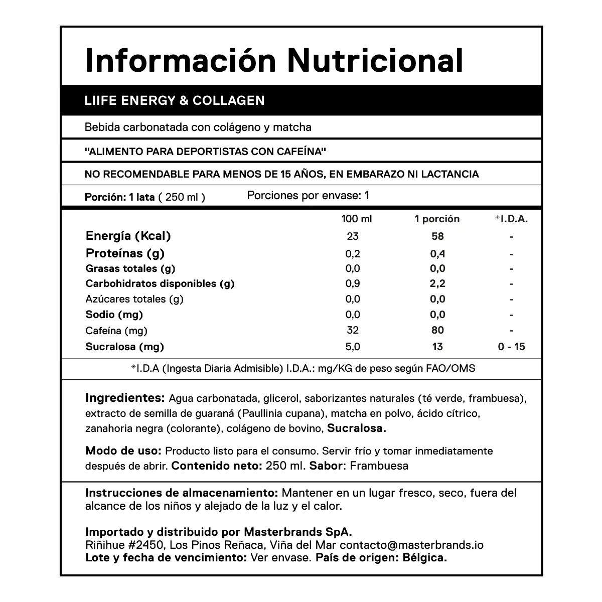Energy Collagen Matcha 250 ml | Variedades - Imagen 4