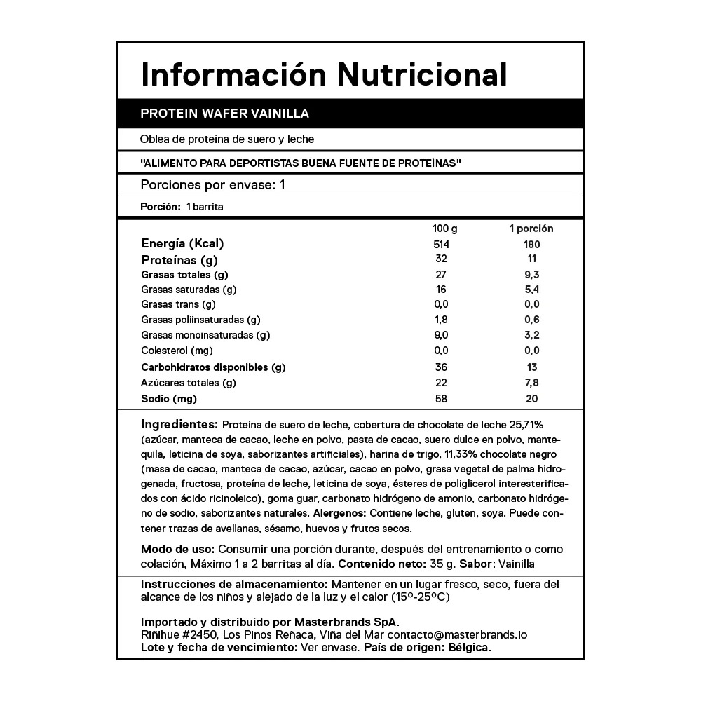 Protein Wafer Whey 35 g | Variedades - Imagen 7