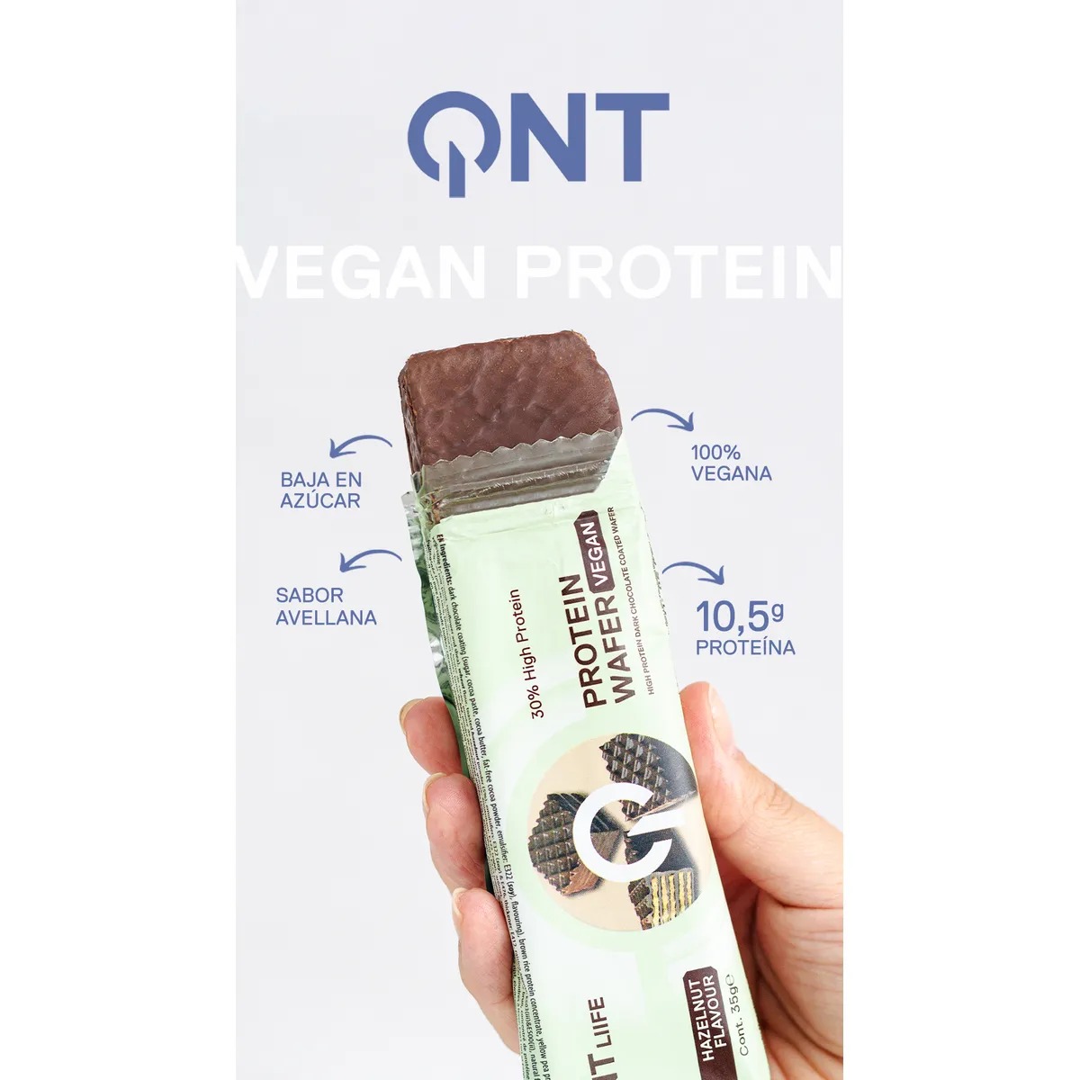 Protein Wafer Vegan 35 g | Variedades - Imagen 3