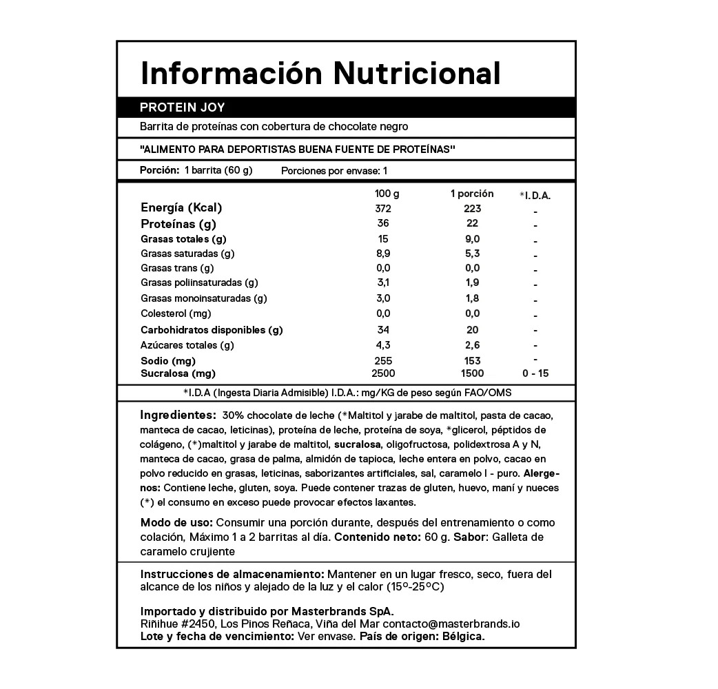 Protein Joy 60 g | Variedades - Imagen 6